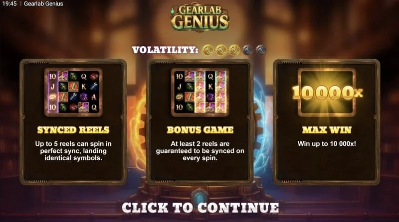Gearlab Genius – Spark of Genius nemokami sukimai